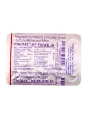 PIOGLIT MF FORTE 15+850MG