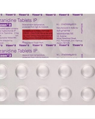 Tizanidine 2mg