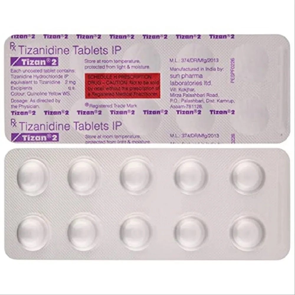 Tizanidine 2mg